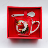 Кружка с ложкой НГ 1769 подарочная упаковка