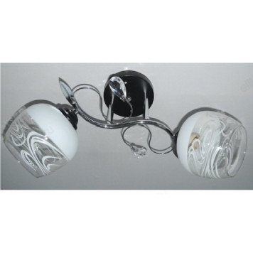 Люстра 1801/2 CR+BLK