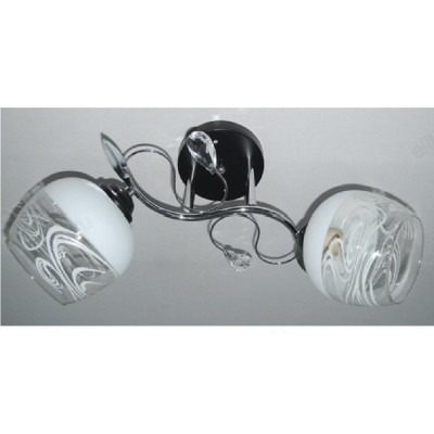 Люстра 1801/2 CR+BLK