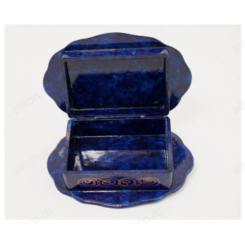 Шкатулка дерево овал 170*80*50мм-2