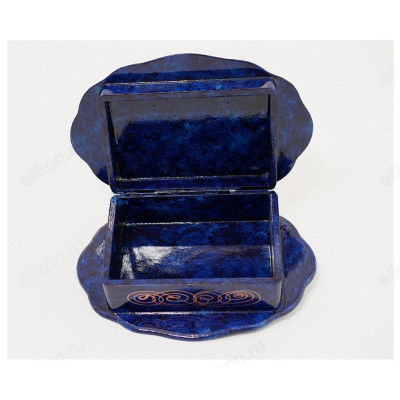 Шкатулка дерево овал 170*80*50мм-2