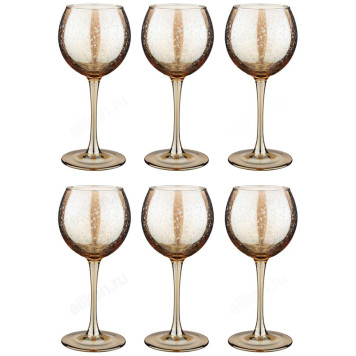 Фужер 6шт Медовый весенний 350мл 194-318