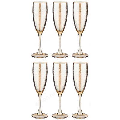 Фужер 6шт Медовый весенний 170мл 194-331