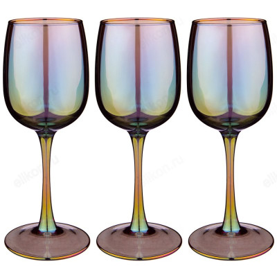 Набор бокалов Танзанит 3шт 300мл 194-513