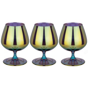 Набор бокалов Танзанит 3шт 410мл 194-518 бренди