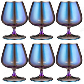 Набор бокалов Лазурит 6шт 410мл 194-739 бренди