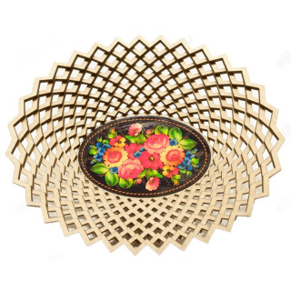 Сухарница дерево d20*5cm-1