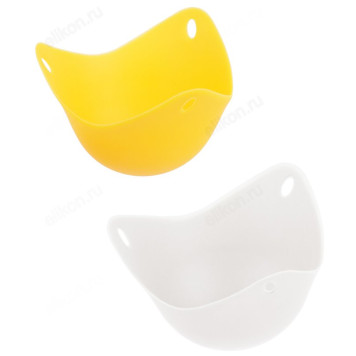 Набор форм для яиц пашот 2шт силикон