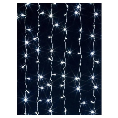 Гирлянда-штора 2*1,5м холодный, жемчуг-1