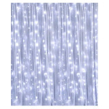 Гирлянда-штора 2*1,5м холодный, жемчуг