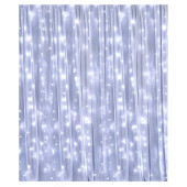 Гирлянда-штора 2*1,5м холодный, жемчуг