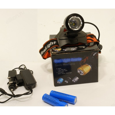 Фонарь налобный CREE T6 2199-2 аккумуляторный-1