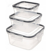 Набор контейнеров 3шт с защелками 0.4/0,8/1,5л 221104101/00