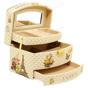 Шкатулка-автомат 22*16*13см три яруса