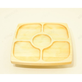 Менажница дерево 22*22