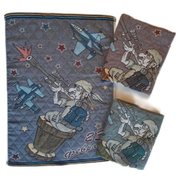 Полотенце льняное баня 23 февраля-1