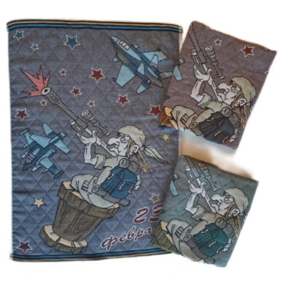 Полотенце льняное баня 23 февраля-1