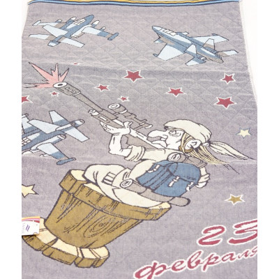 Полотенце льняное баня 23 февраля-3