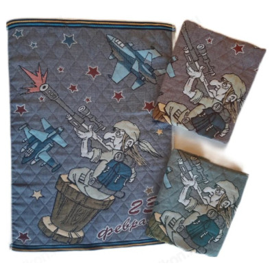 Полотенце льняное руки 23 февраля-1