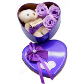 Сувенир мыло Цветы + игрушка 2407-B10