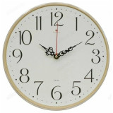 Часы настенные Рубин СН 2524-001 " Классика" круг 25см бежев.