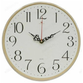 Часы настенные Рубин СН 2524-001 " Классика" круг 25см бежев.