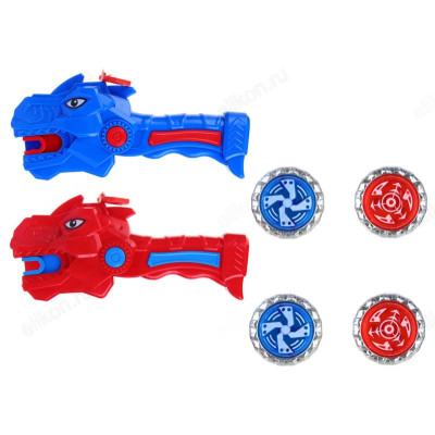 Набор волчков с пусковой установкой Бой Пересвета 260-046-2