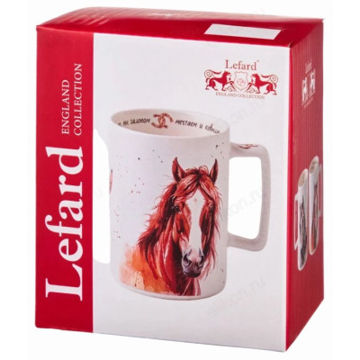 Кружка LEFARD Кони в деле 400мл 260-1061 фарфор-3