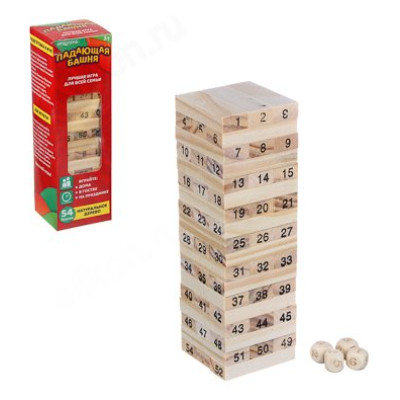 Игра настольная Падающая башня 272-162