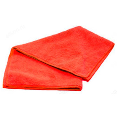 Салфетка 35*40 микрофибра махра 286035 красный-1