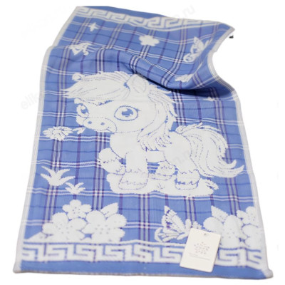 Салфетка бамбук 35*75см Символ года махра 29015-1