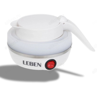 Чайник складной силикон Leben 291-109 0,6л 600Вт бел-3