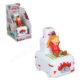 Игрушка Машина Печь самоходная, свет, звук, движ., датчик столкн, 3АА, ABS, 14х10х16 292-220