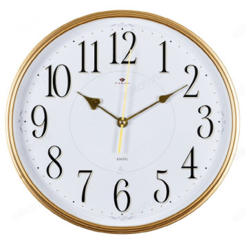 Часы настенные СН 2940 - 106, пластик, золотистые