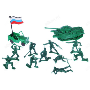 Игрушка набор солдатиков 100 шт 296-061-2