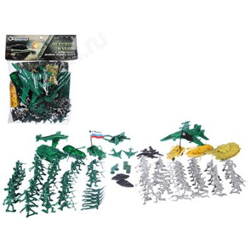 Игрушка набор солдатиков 100 шт 296-061