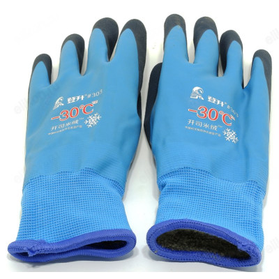 Перчатки нейлон утеплённые с обливом до -30С