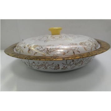 Блюдо для холодца с крышкой 32см-1