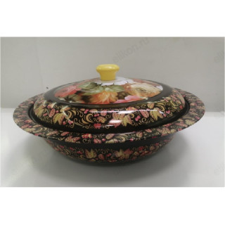 Блюдо для холодца с крышкой 34см