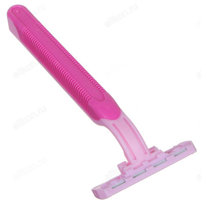 Станки для бритья женские с тройным лезвием, силикон, пластик, 4 шт-2