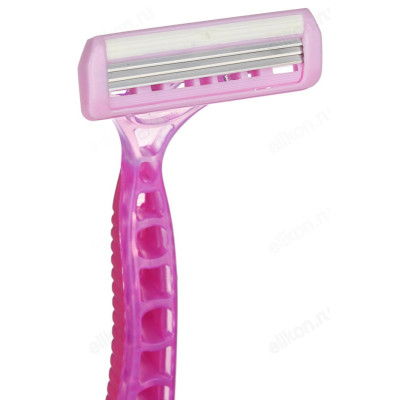 Станки для бритья женские с тройным лезвием, плавающая головка, силикон, пластик, 5 шт-3