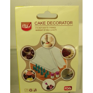 Мешок кондитерский 34632-104 10насадок