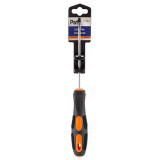 Отвертка шлицевая SL4 x100мм, двухкомпонентная рукоятка OTV005DK 356005