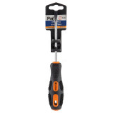 Отвертка шлицевая SL5 x100мм, двухкомпонентная рукоятка OTV006DK 356006
