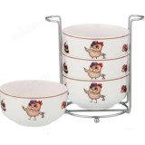 Набор салатников СОВУШКИ 4шт 359-705