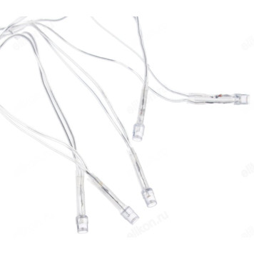 Гирлянда 362-107 144LED, 1,6x1,6м, шампань, плавное мерцание, ПВХ прозр., 220В СНОУ БУМ-1