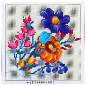 Картина из страз Цветочный карнавал 366-188-4