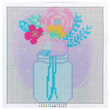 Картина из страз Цветочный карнавал 366-188-6