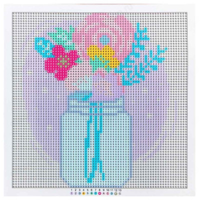 Картина из страз Цветочный карнавал 366-188-6