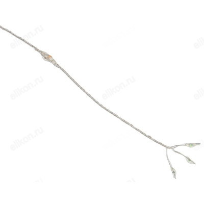 Гирлянда 384-085 фейерверк, 30см, 40 нитей росы, 120LED*шампань, 8 реж., медь, 3хАА, НВ СНОУ БУМ-1